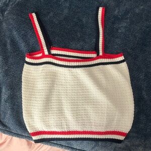 Womens red, white, and navy blue tank! I love this tank but have never worn it!